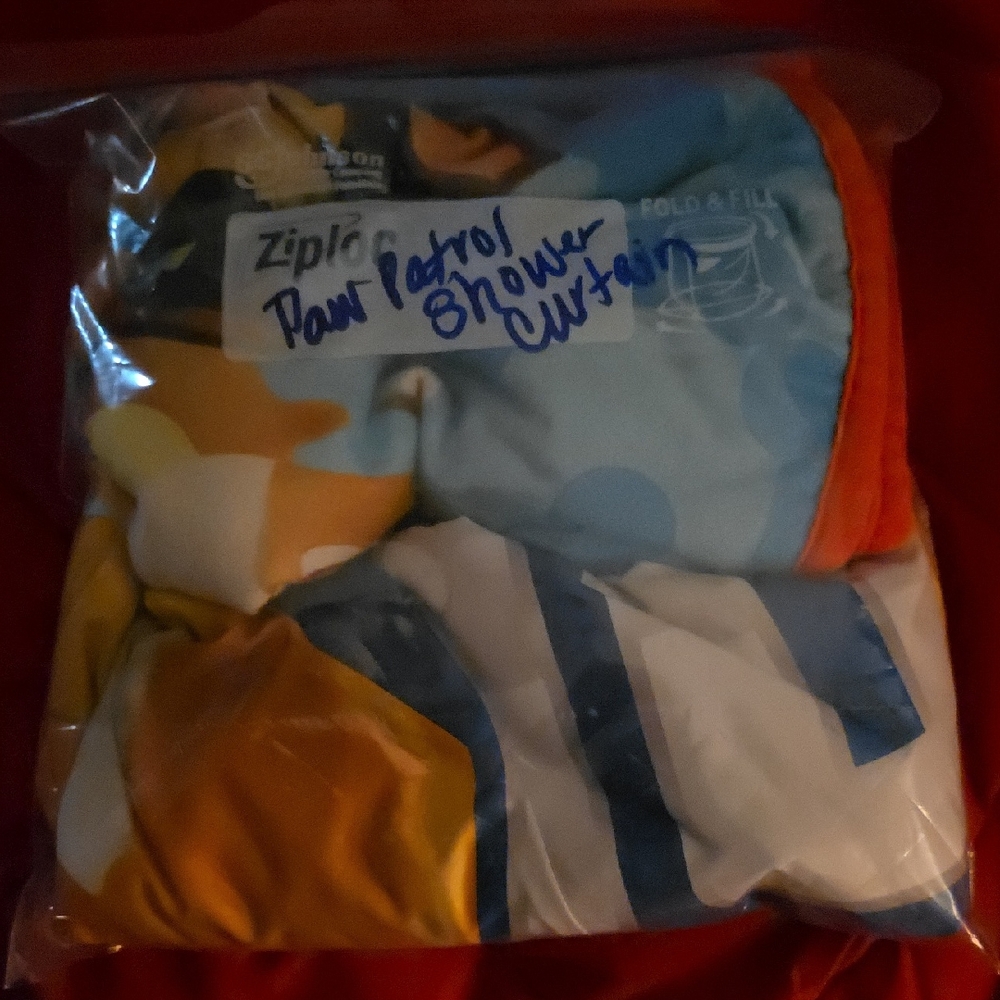 Paw Patrol Shower Curtain - Blue, Orange, White